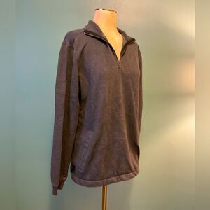 GAP Womens 1/4 Zip Lightweight Fleece Pullover - M